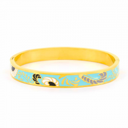Kalli Armband, Emaille Turquoise, 8mm - 56982