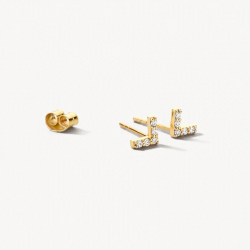 Blush Oorstekers 14k Goud met zirkonia 7374YZI - 57025