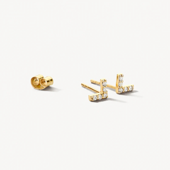 Blush Oorstekers 14k Goud met zirkonia 7374YZI - 57025