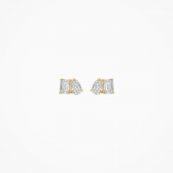 Blush Lab diamonds oorstekers 14k Goud LG7027Y - 57026