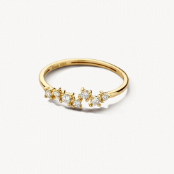 Blush ring 14k Goud met zirkonia 1267YZI maat 54 - 57032