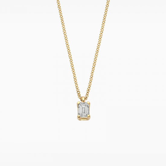 Blush Lab Diamonds Collier LG3016Y 14k Geelgoud MAAT 42CM - 57040