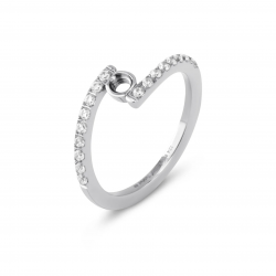 Melano Twisted Tegan Ring maat 58 - 57056
