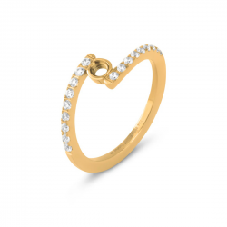 Melano Twisted Tegan Ring maat 58 - 57058