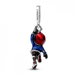 Pandora  Marvel SpiderMan Miles  Morales sterling silver dangle  with red, blue, white and  black enamel bedel 793842C01 - 57069