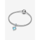 Pandora Blauwe Murano glazen dolfijnen hanger Sterling zilver bedel 793924C01 - 57070