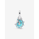 Pandora Blauwe Murano glazen zeeslak hanger Sterling zilver bedel 793900C01 - 57080