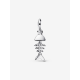 Pandora  Turquoisekleurige visgraat bedel 793894C01 - 57084