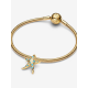 Pandora Sprankelende blauwe zeester hanger 14k vergulding bedel 763818C01 - 57086