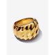 Pandora Geribbelde statement ring Verguld 163884C00 MAAT 18.5 - 57172