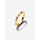 Pandora Geribbelde Band Ring Verguld 163885C00 MAAT 17 - 57181