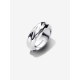 Pandora Geribbelde Brede Band Ring Sterlingzilver 193886C00 MAAT 19 - 57187