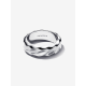 Pandora Geribbelde Brede Band Ring Sterlingzilver 193886C00 MAAT 19 - 57187