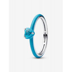 Pandora Turquoise Hartsteen Ring Sterlingzilver 193828C01 MAAT 16.5 - 57190
