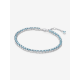 Pandora Sprankelende lichtblauwe tennisarmband Sterlingzilver 591469C03 MAAT 18 - 57196