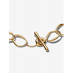 Pandora Organisch Gevormde Schakelarmband Verguld 563864C00-2 - 57200