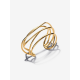 Pandora Organisch Gevormde Draad Open Bangle Verguld 563867C00-3 - 57201