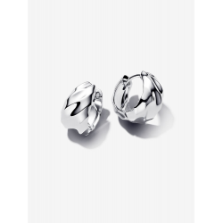 Pandora Geribbelde Kleine Oorringen Sterlingzilver 293874C00 - 57216