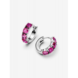 Pandora Roze oorringen Sterlingzilver 293851C02 - 57218