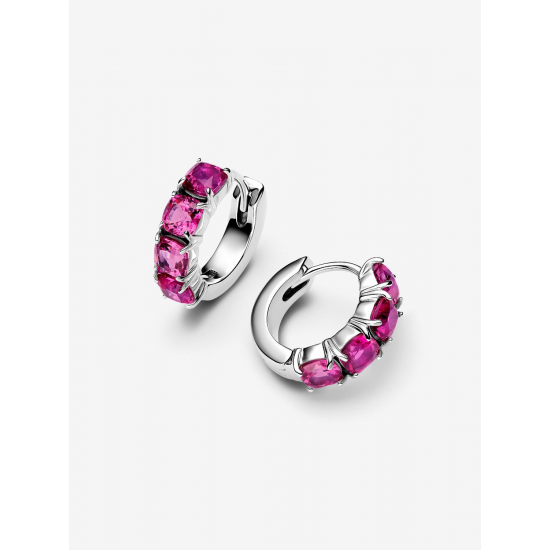 Pandora Roze oorringen Sterlingzilver 293851C02 - 57218