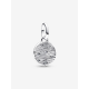 Pandora Graveerbare Mini Medaillonbedel Sterlingzilver 793860C01 - 57220