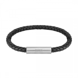 HUGO BOSS HBJ1580152 BRAIDED LEATHER Heren Armband - Gevlochten armband - 57236