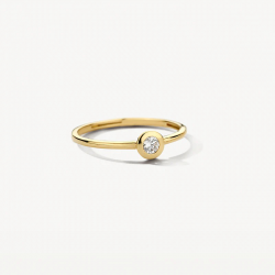 Blush Ring 1273YZI 14k Goud met zirkonia maat 17 - 57246