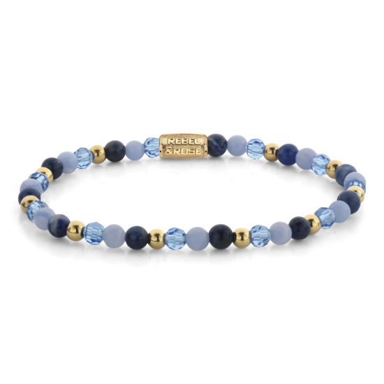 Rebel and Rose armband Winter Blues Glam Rocks RR-40168-G-S - 57263