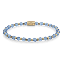 rebel and Rose armband Mix Winter Blues Glam Rocks RR-40169-G-S - 57264