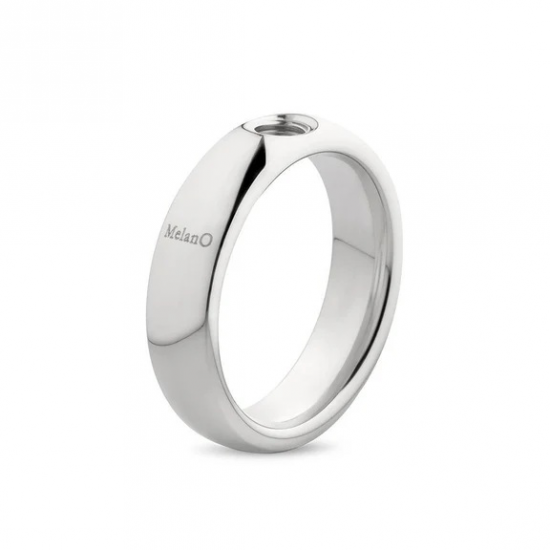 Melano Vivid Vicky Ring - zilverkleur -dames - maat 64 - 57303