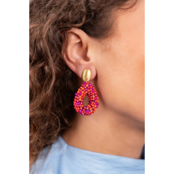 Fuchsia Oorbellen Berry Drop S - 57328