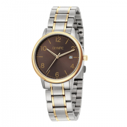 Olympic heren horloge Henri - BI-COLOR OL80HSS001b - 57378