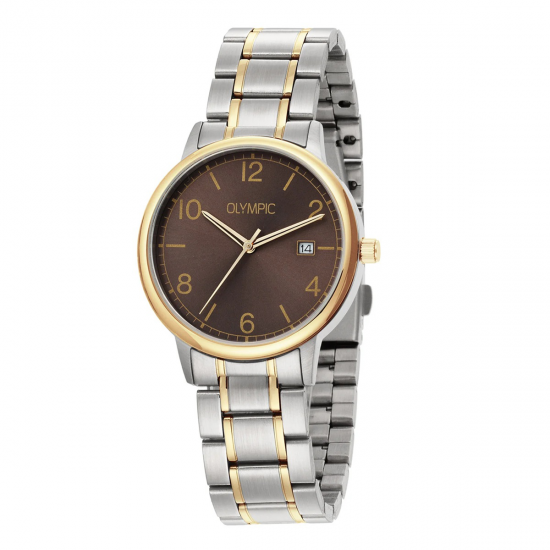 Olympic heren horloge Henri - BI-COLOR OL80HSS001b - 57378