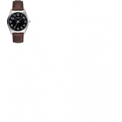 Olympic OL89HSL062 MARCEL - Horloge - Staal - ZILVERKLEURIG - Leer - 57387