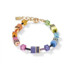 Coeur de Lion  armband multicolour rainbow gold 2838/30 - 57422