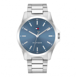 Tommy Hilfiger heren horloge Bruce - 43mm - Zilverkleurig TH1710670 - 57428