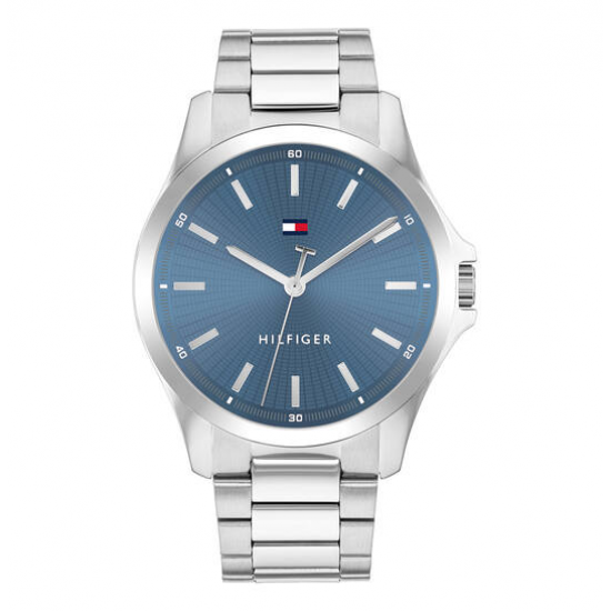 Tommy Hilfiger heren horloge Bruce - 43mm - Zilverkleurig TH1710670 - 57428