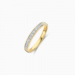 Lab diamonds ring LG1034Y - 14k Geelgoud - 57449