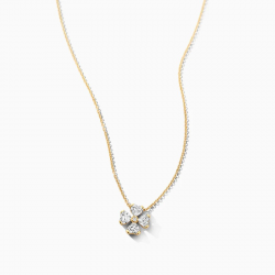 Lab diamonds collier LG3017Y - 14k Geelgoud - 57450