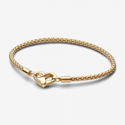 Pandora Moments Studded Chain Armbanden Goudkleur MAAT 19 - 57453