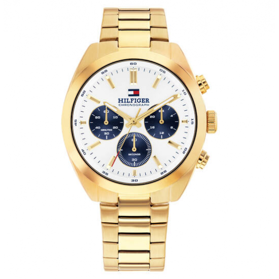 Tommy Hilfiger horloge Hudson - Ø40 - Goudkleurig TH1710723 - 57525