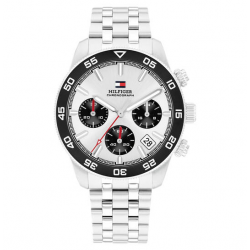 Tommy Hilfiger horloge TH85 Chronograph - Ø41 - Zilverkleurig TH1792215 - 57531
