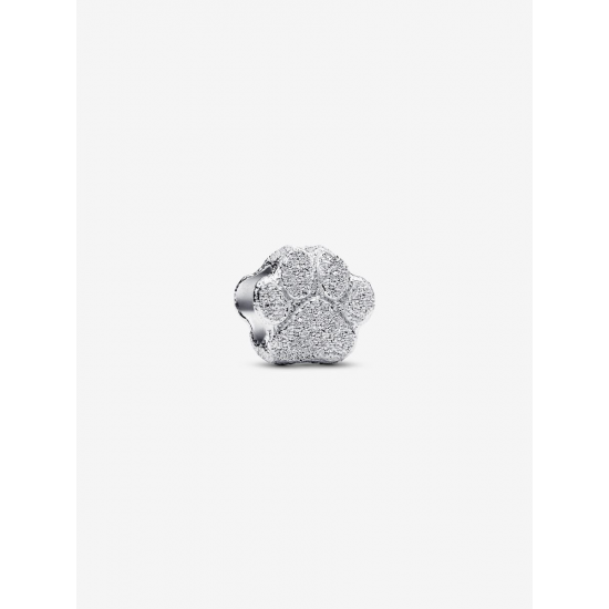 Pandora Minibedel getextureerde pootafdruk Sterlingzilver 794043C00 - 57543