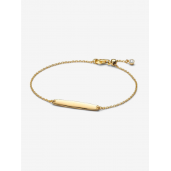 Pandora Schakelarmband met graveerbaar staafje Verguld 564010C01-18 - 57550