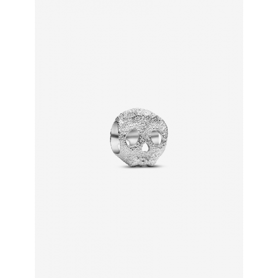Pandora Minibedel getextureerde schedel Sterlingzilver 794040C00 - 57560