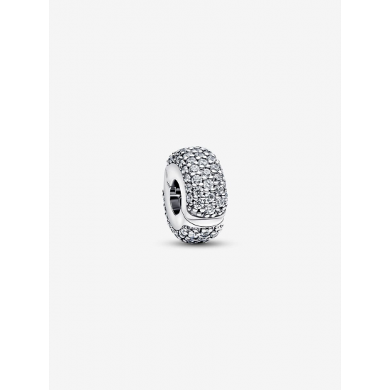 Pandora Clipbedel pavé hart Sterlingzilver 79458C01 - 57565