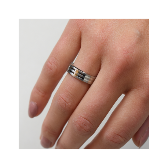 Boccia Titanium 0101-02 Dames Ring maat 19 - 56720