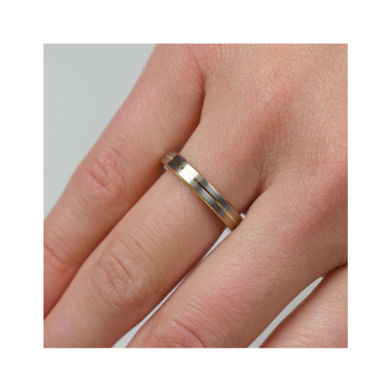 Boccia Titanium 0148-02 Dames Ring maat 18 - 56717