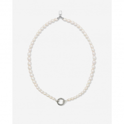 Buddha to Buddha Barbara Mini Parel Ketting Zilver 50cm 032 - 57637