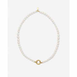 Buddha to Buddha Barbara XS Parel Ketting Verguld 45cm 032GV - 57638